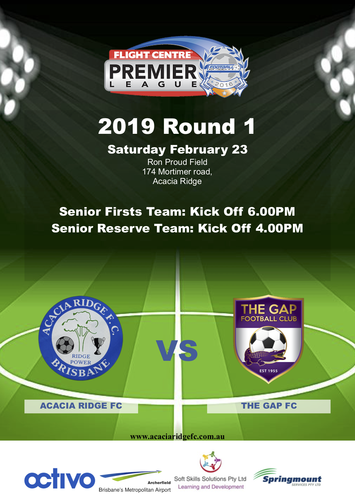 Game 1 BPL - Acacia Ridge FC - The Gap FC promo image
